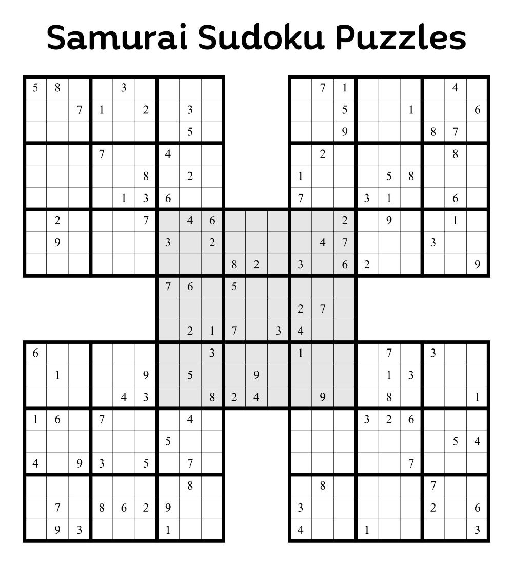 16 Sudoku - 10 Free Pdf Printables | Printablee inside Free Printable Samurai Sudoku Games