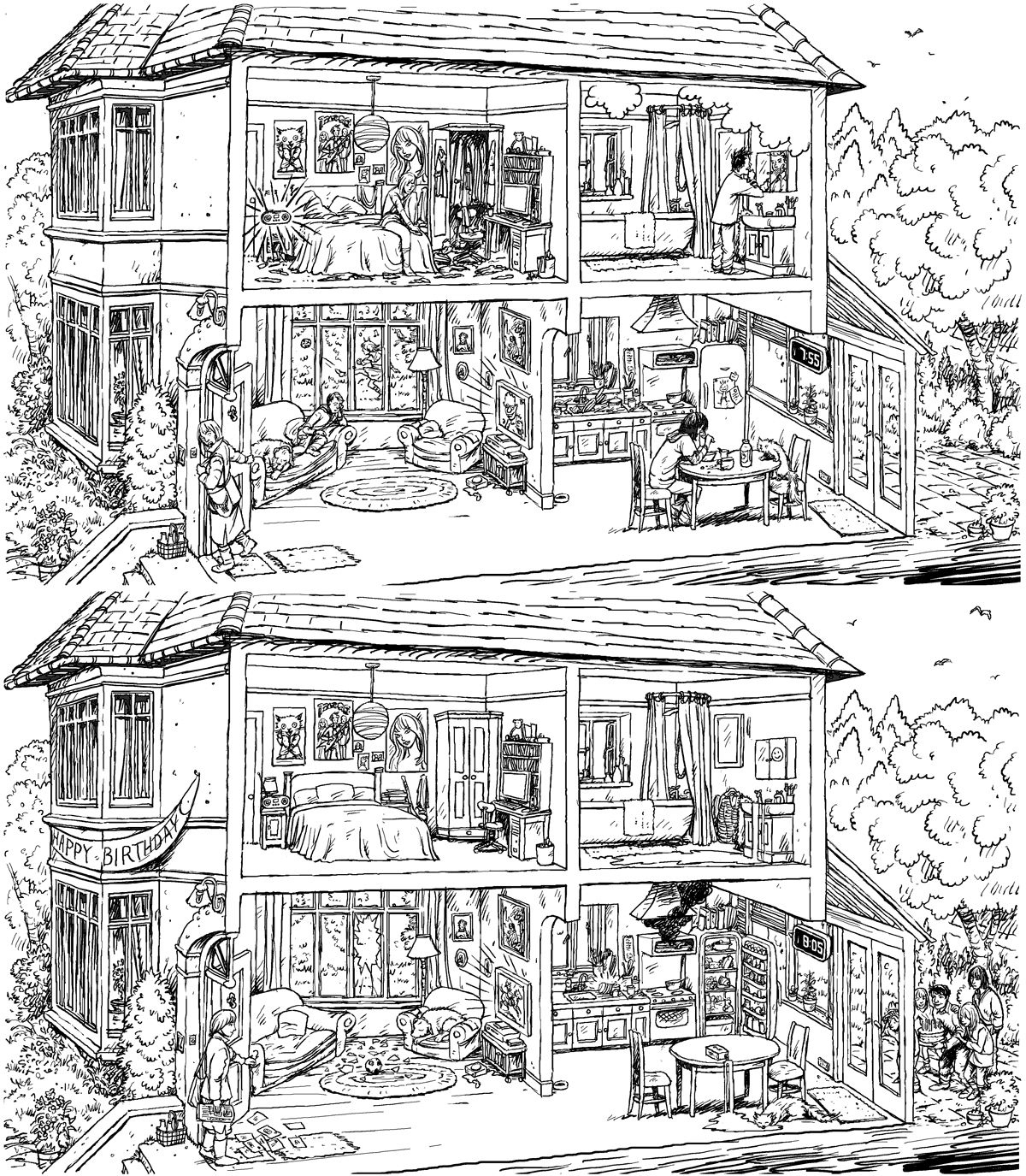 19 Spot The Difference Masters Ideas | Interactive Game, Casual intended for Difficult Spot the Difference Printable