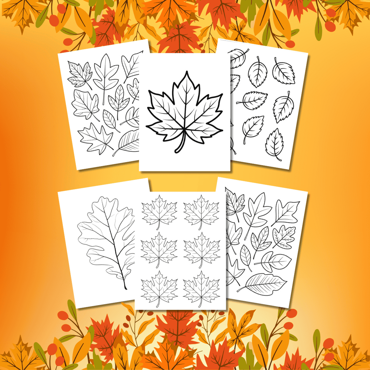 20 Free Printable Fall Leaf Templates For Kids - Prudent Penny Pincher within Free Printable Templates Fall Leaves
