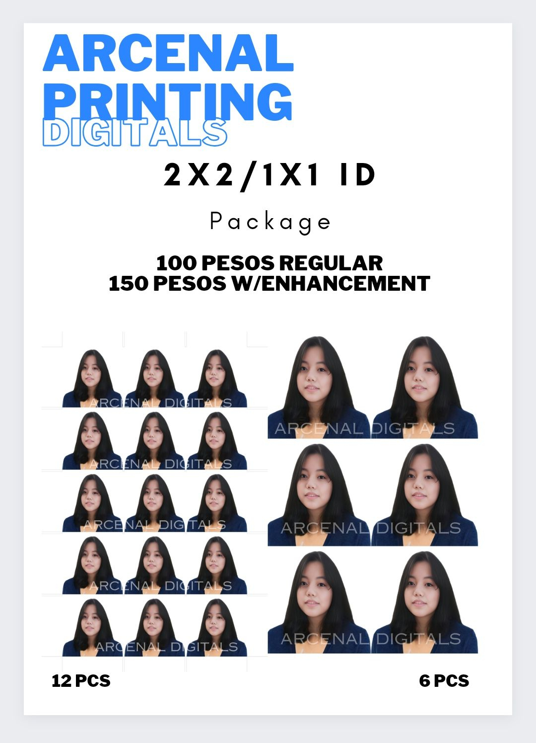 2X2 &amp;amp; 1X1 Id Template In A4Sizechilly_Arcenaldigitals - Raket.ph inside 2X2 Id Printable Template A4