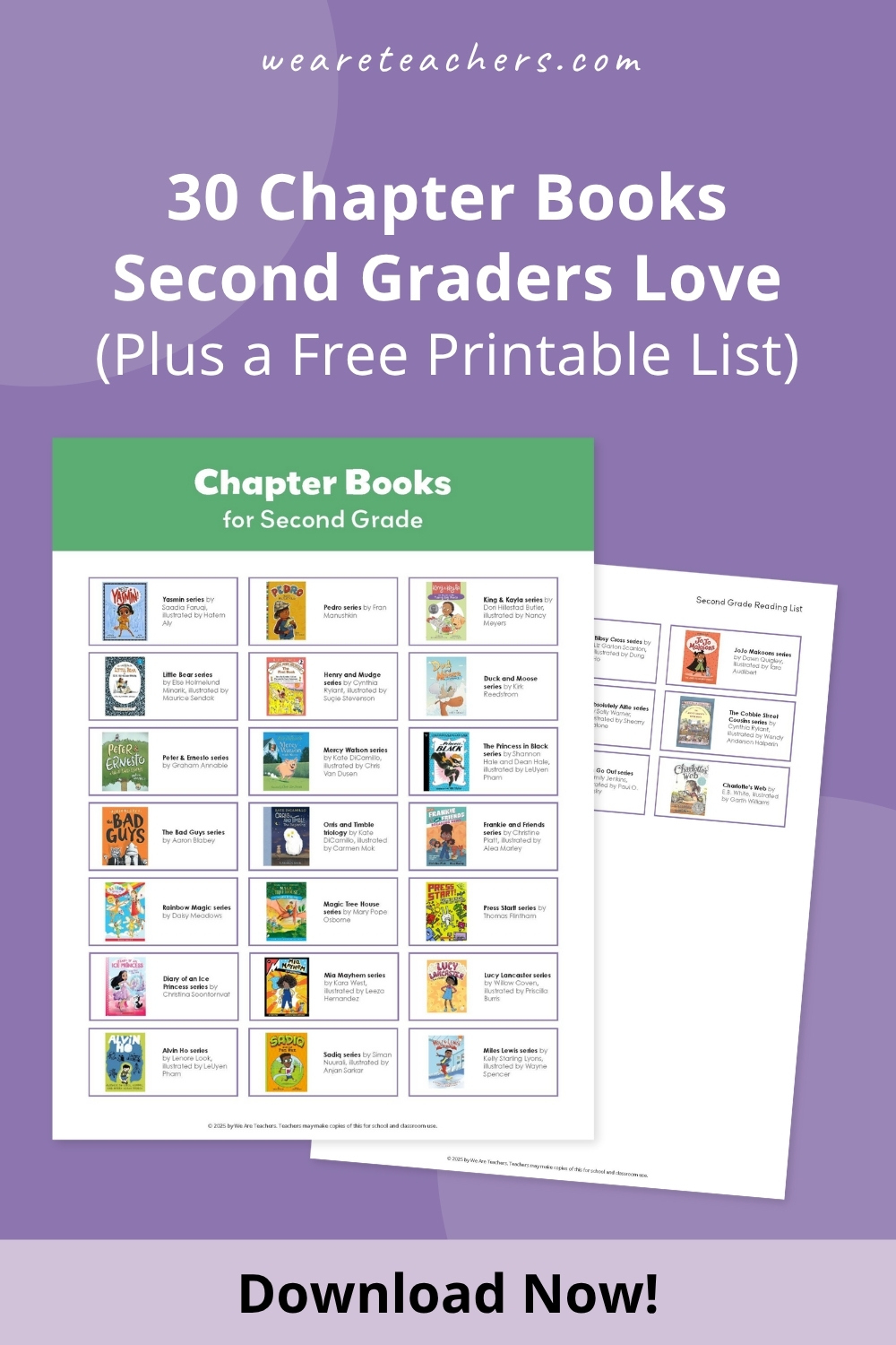 31 Chapter Books For Second Graders, Recommendedteachers regarding Free Printable Books For Second Graders