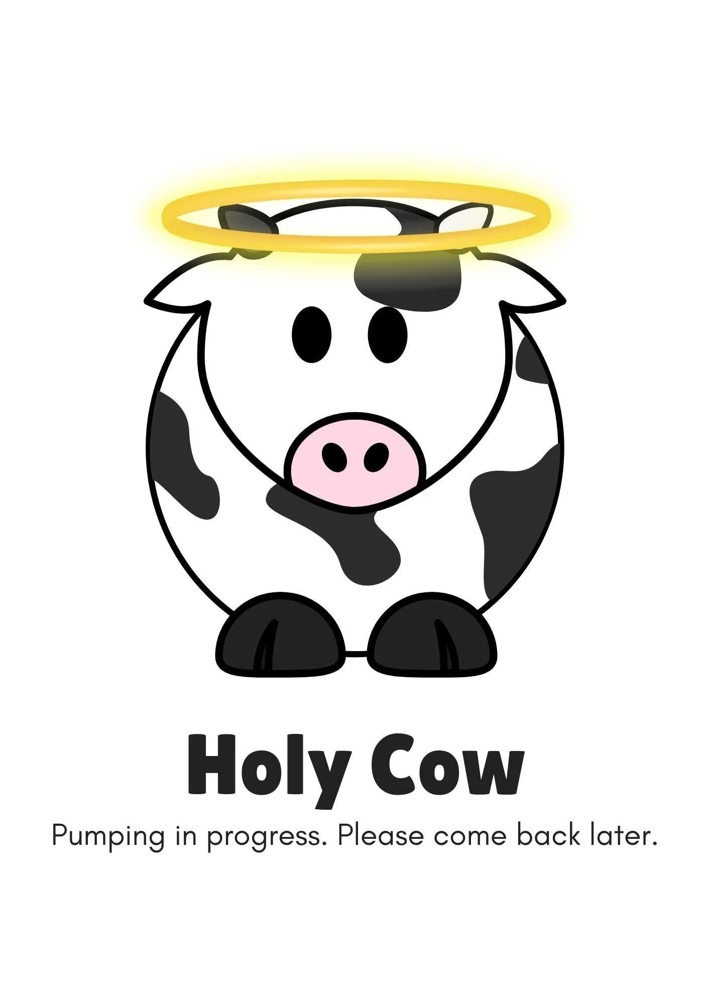 6 Free Pumping In Progress Signs! — Milkology® throughout Pumping In Progress Sign Printable