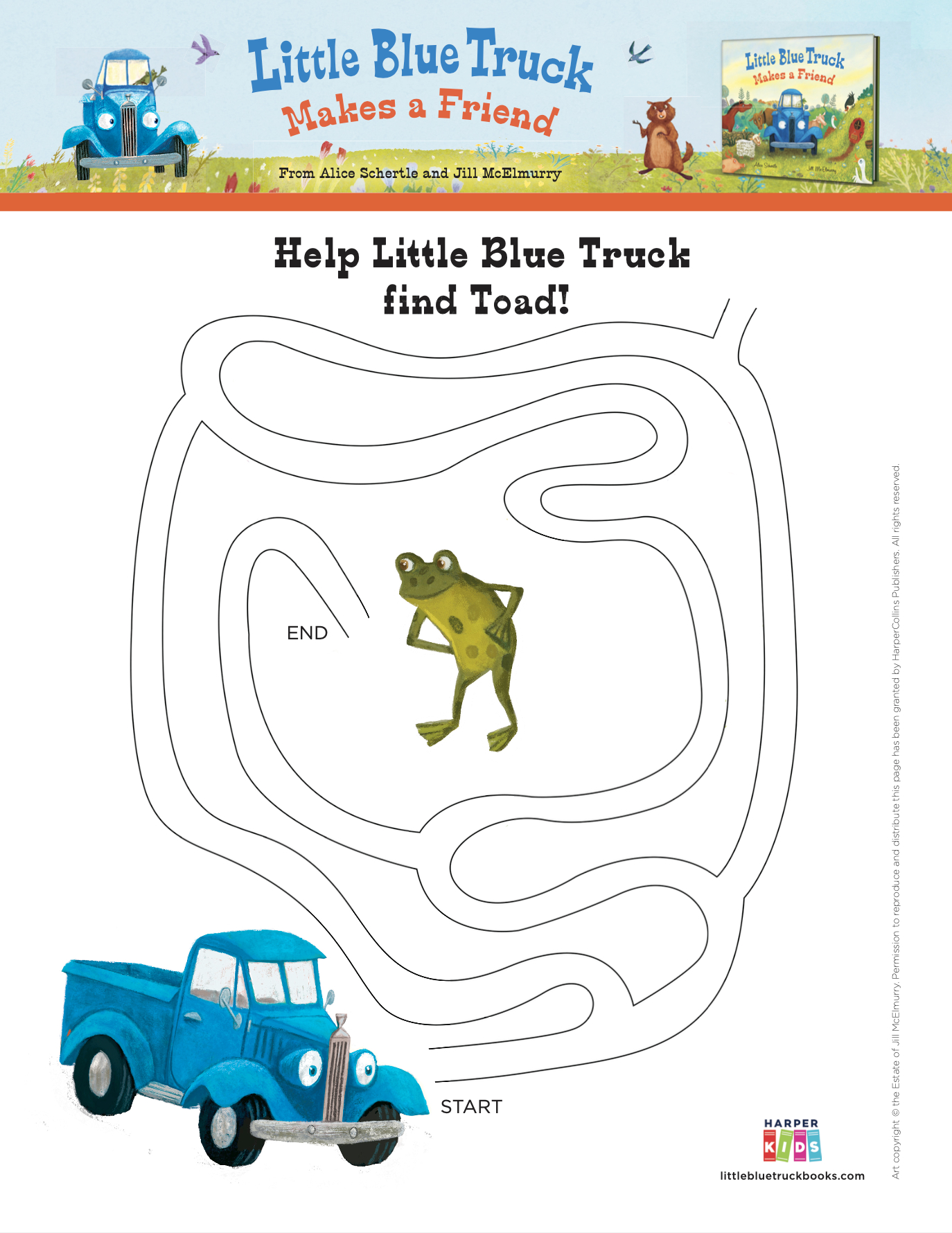Activities - Fun Printables For Kids - Little Blue Truck inside Little Blue Truck Printables Free