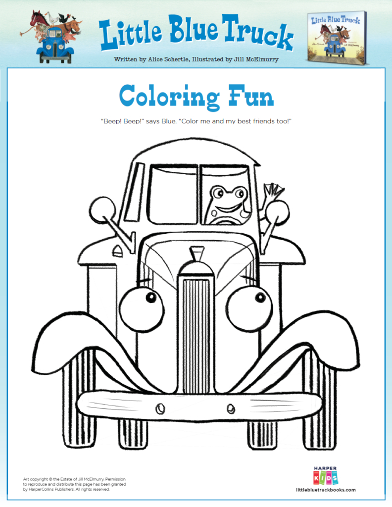 Activities - Fun Printables For Kids - Little Blue Truck inside Little Blue Truck Printables Free