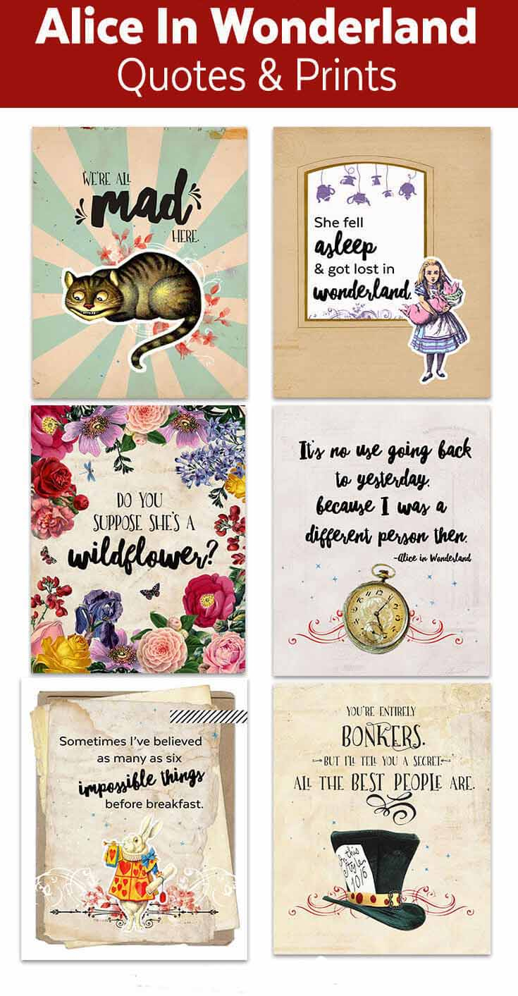 Alice In Wonderland Printables - Ministering Printables in Alice in Wonderland Free Printables