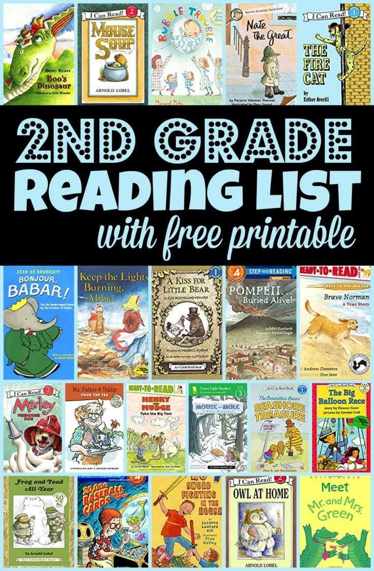 Best 2Nd Grade Reading Books List (Free Printable) regarding Free Printable Books For Second Graders