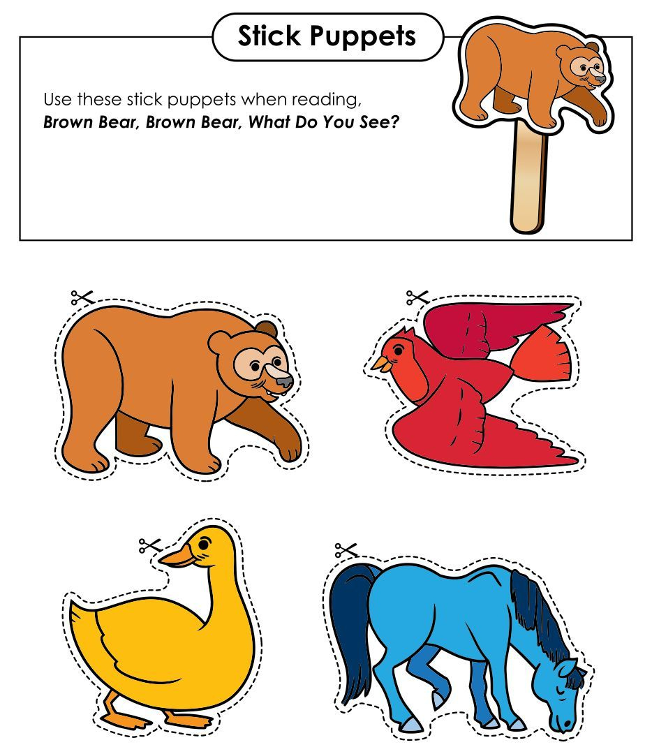 Brown Bear Brown Bear - 12 Free Pdf Printables | Printablee intended for Brown Bear Brown Bear Book Printable
