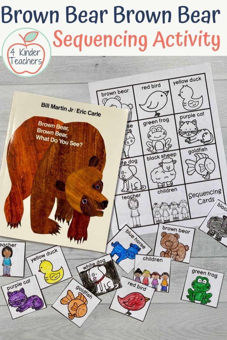 Brown Bear Brown Bear Sequencing Free Printable with regard to Brown Bear Brown Bear Book Printable