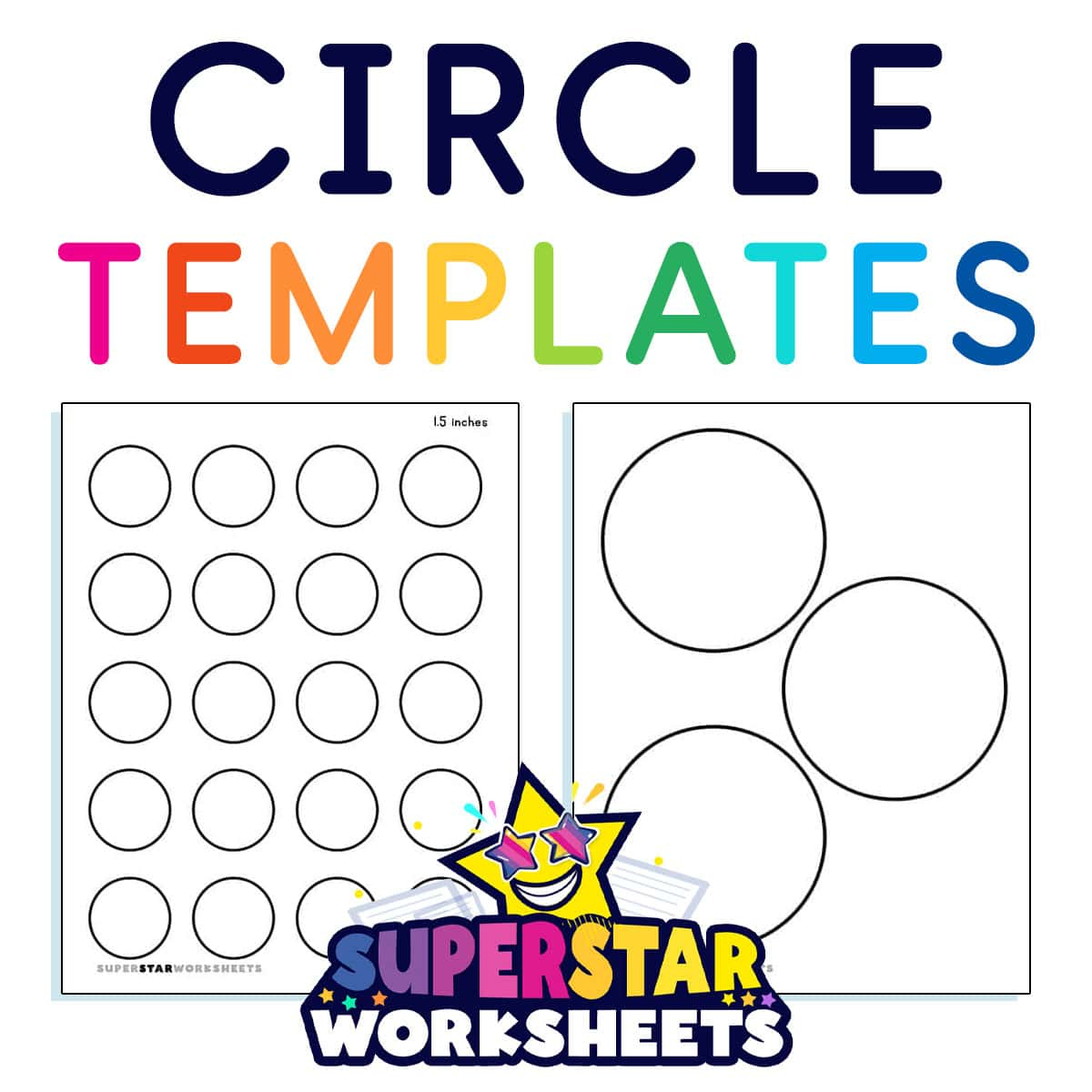 Circle Template (Free Printables) - Superstar Worksheets pertaining to 12 Inch Circle Template Printable