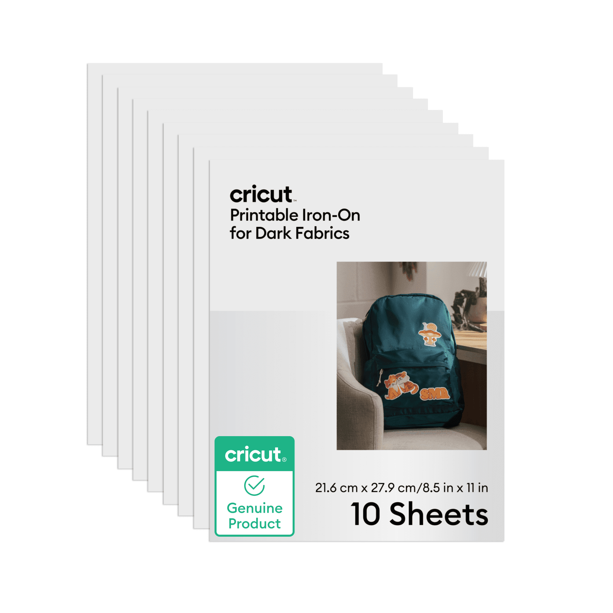 Cricut® Printable Iron-On™ Vinyl For Dark Fabrics - 8.5 In X 11 In regarding Printable Iron on Vinyl For Dark Fabric