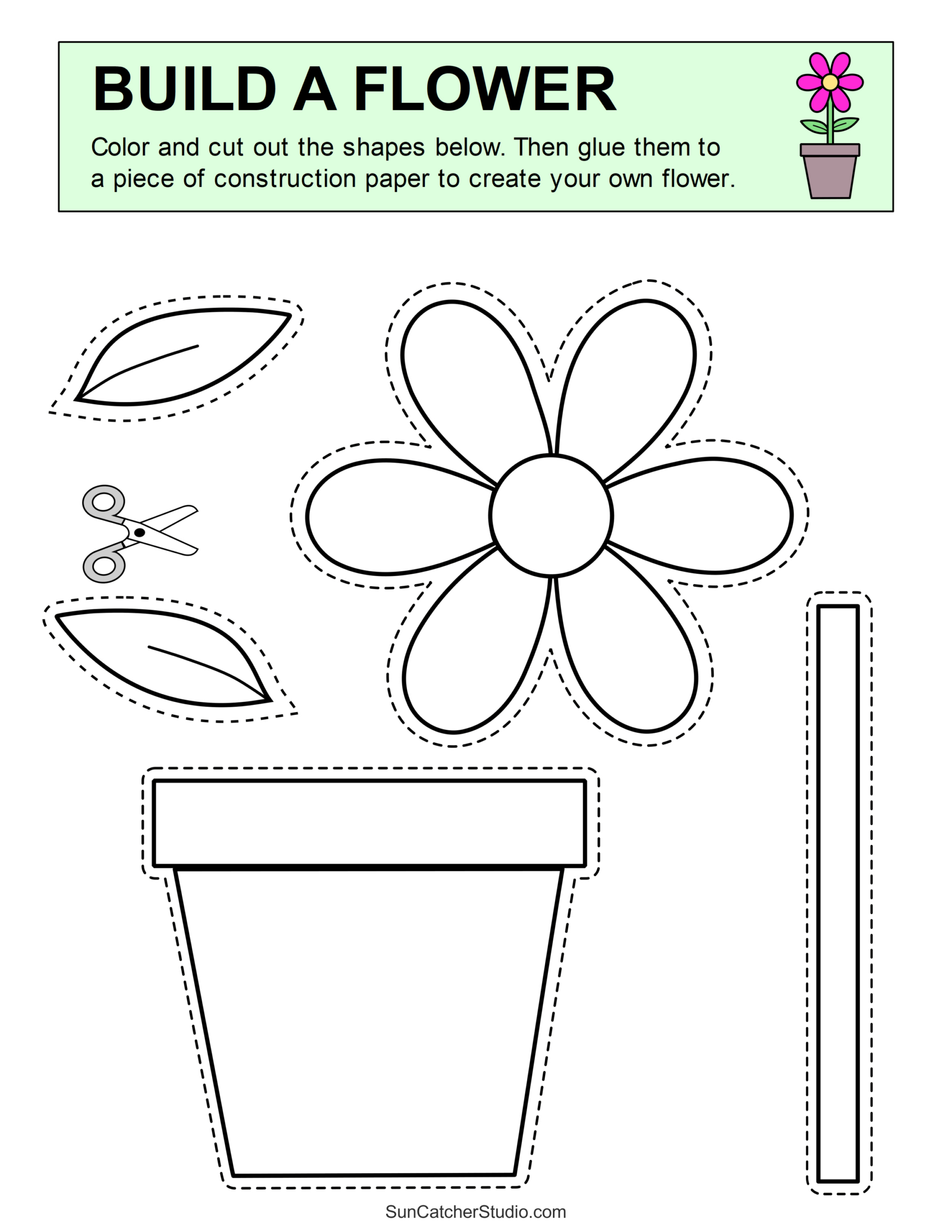 Cut And Paste Worksheets (Printable Activities For Kids) – Free throughout Free Cut and Paste Printables