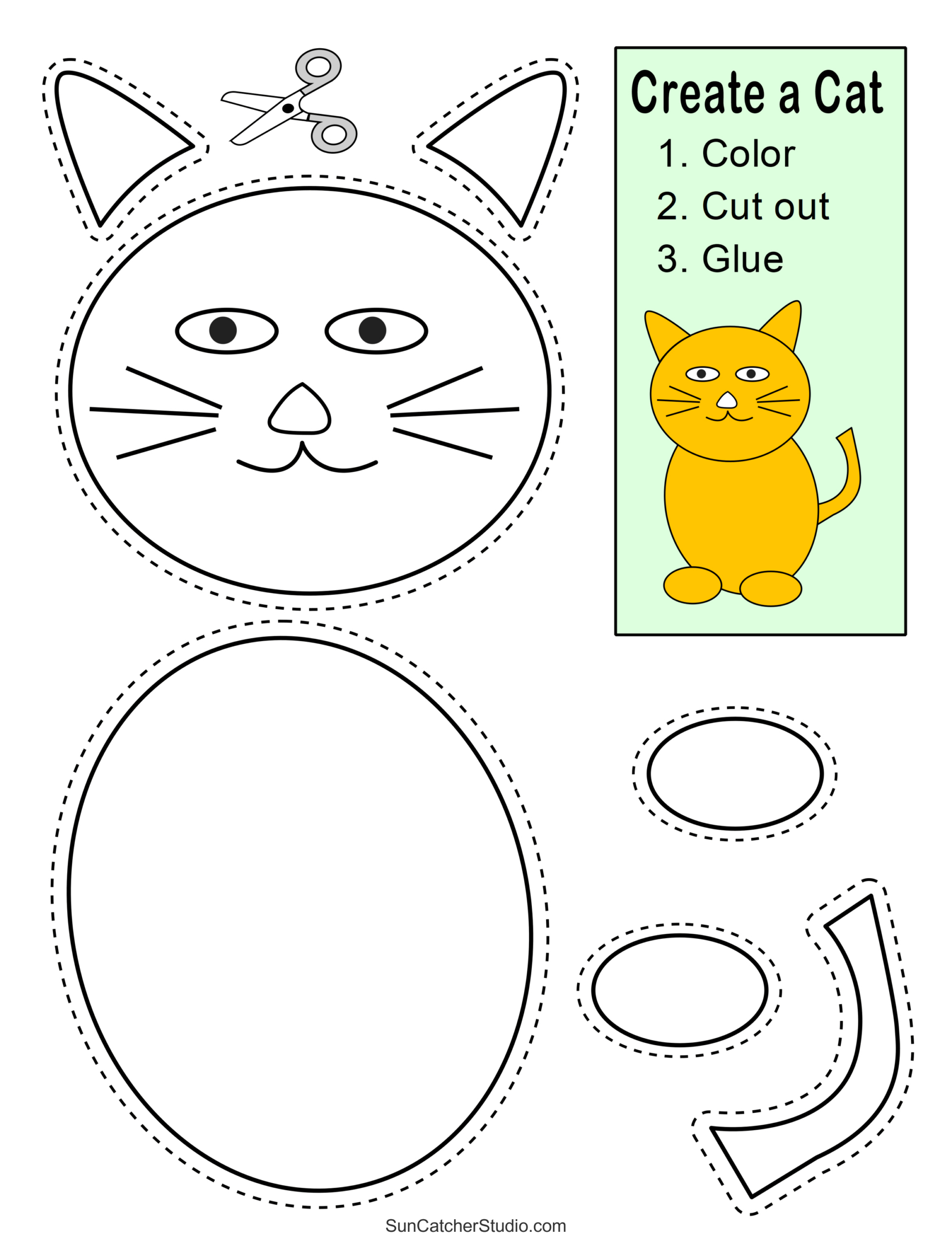 Cut And Paste Worksheets (Printable Activities For Kids) – Free with regard to Free Cut And Paste Printables