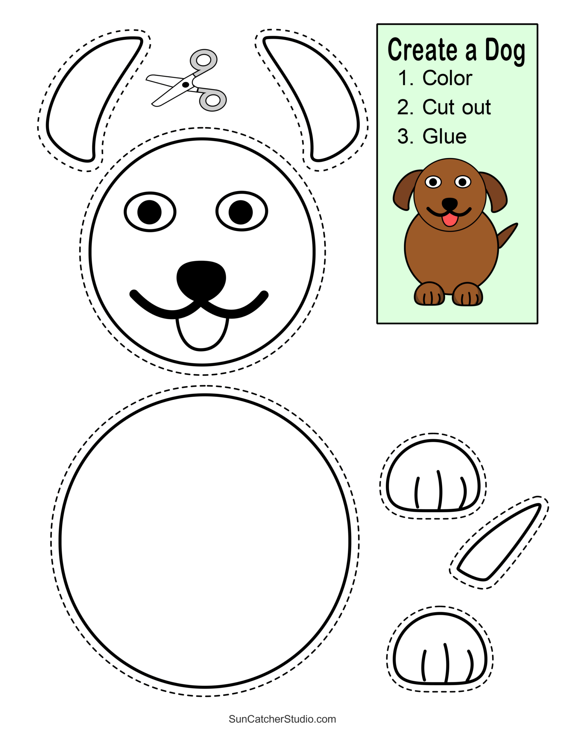 Cut And Paste Worksheets (Printable Activities For Kids) – Free with regard to Free Cut and Paste Printables
