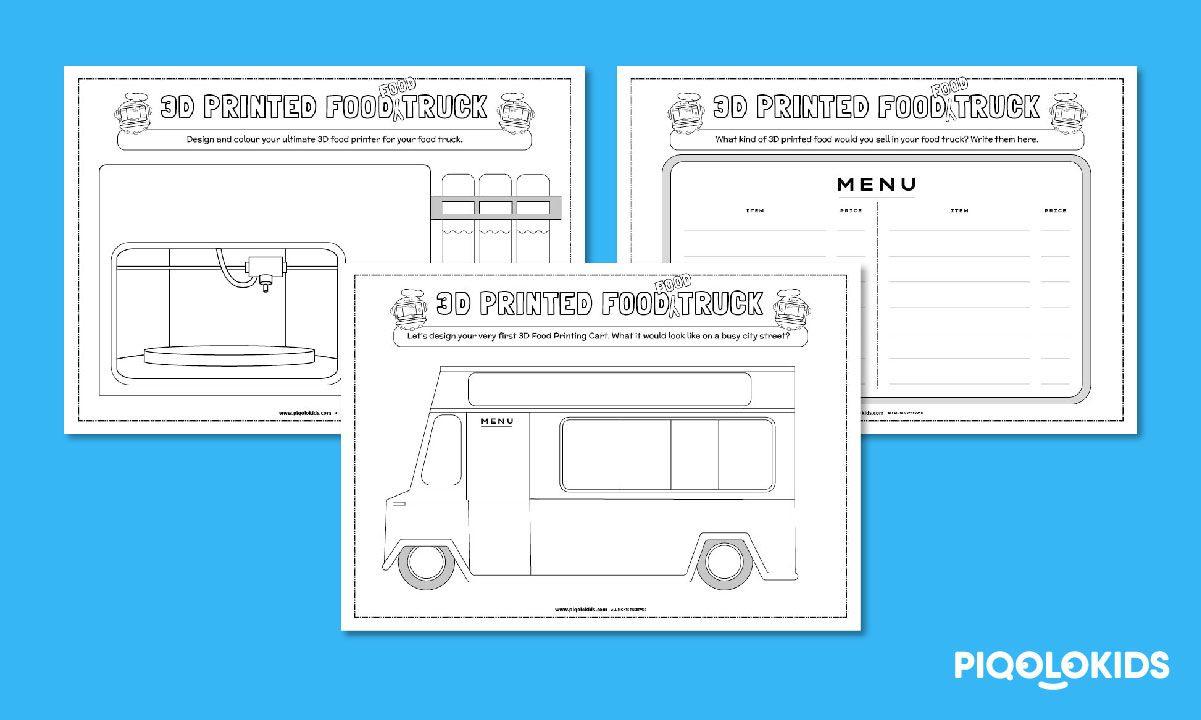 Design Your 3D Printed Food Food Truck: Creative Printable regarding Printable 3d Food Truck Template