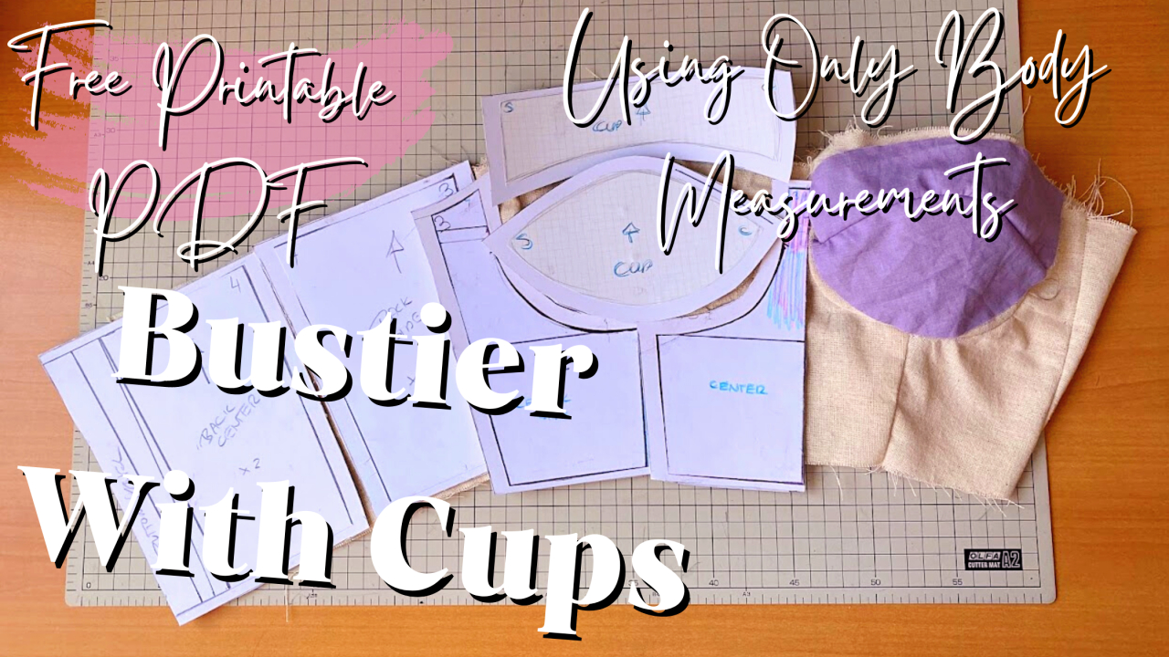 Diy Bustier Top | Free Printable Pattern - Anielskaaniela inside Free Printable Corset Top Pattern