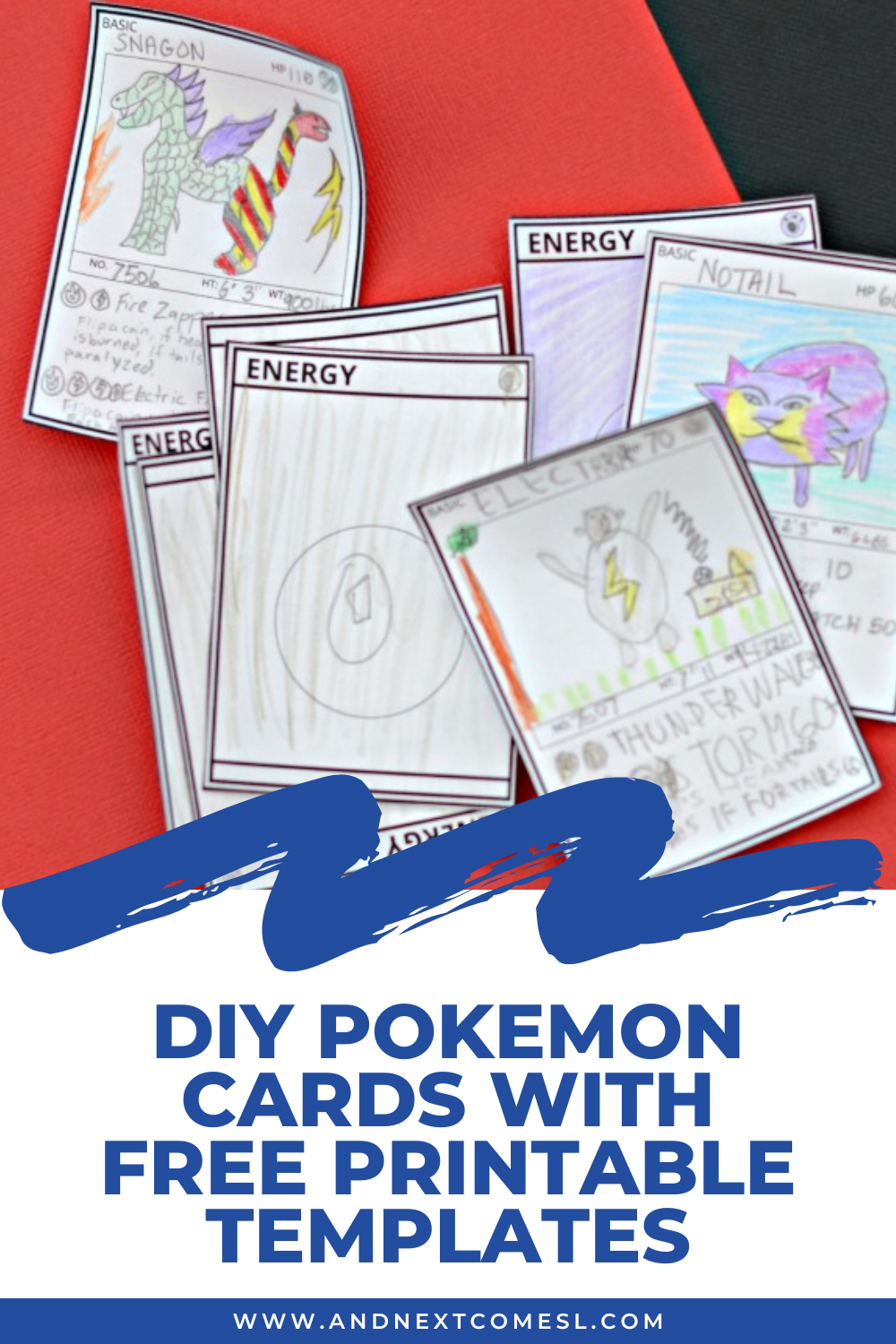 Diy Pokemon Card Templates {Free Printable!} | And Next Comes L with regard to Actual Size Printable Pokemon Cards