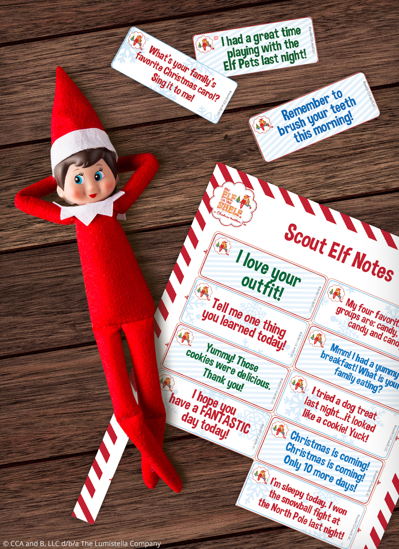 Download Free Printable Elf On The Shelf Notes | The Elf On The Shelf for Elf On The Shelf Printables