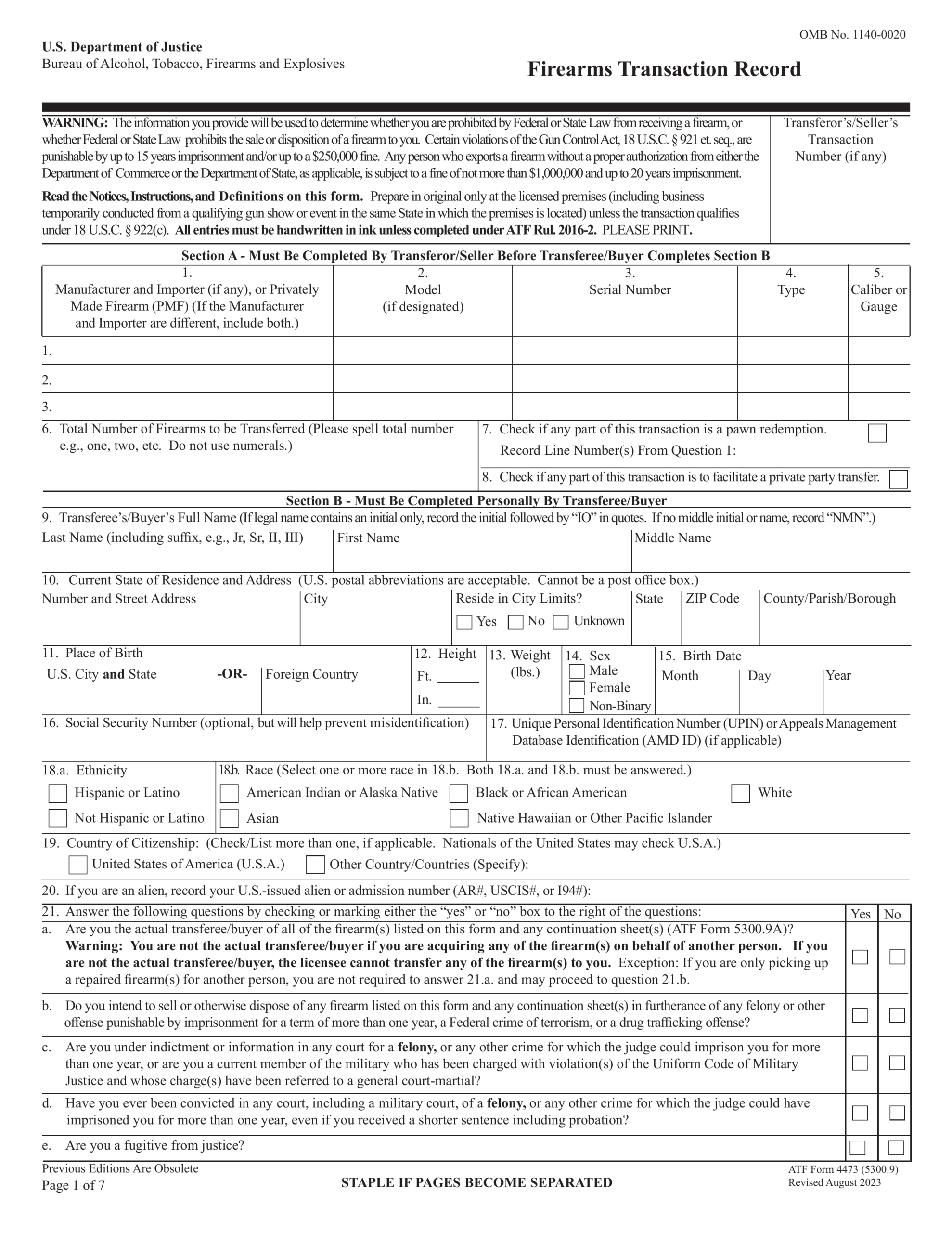 Ds-11 Passport Application Form 2024-2025 - Fill & Download - Pdf Guru with regard to Ds 11 Passport Form Printable