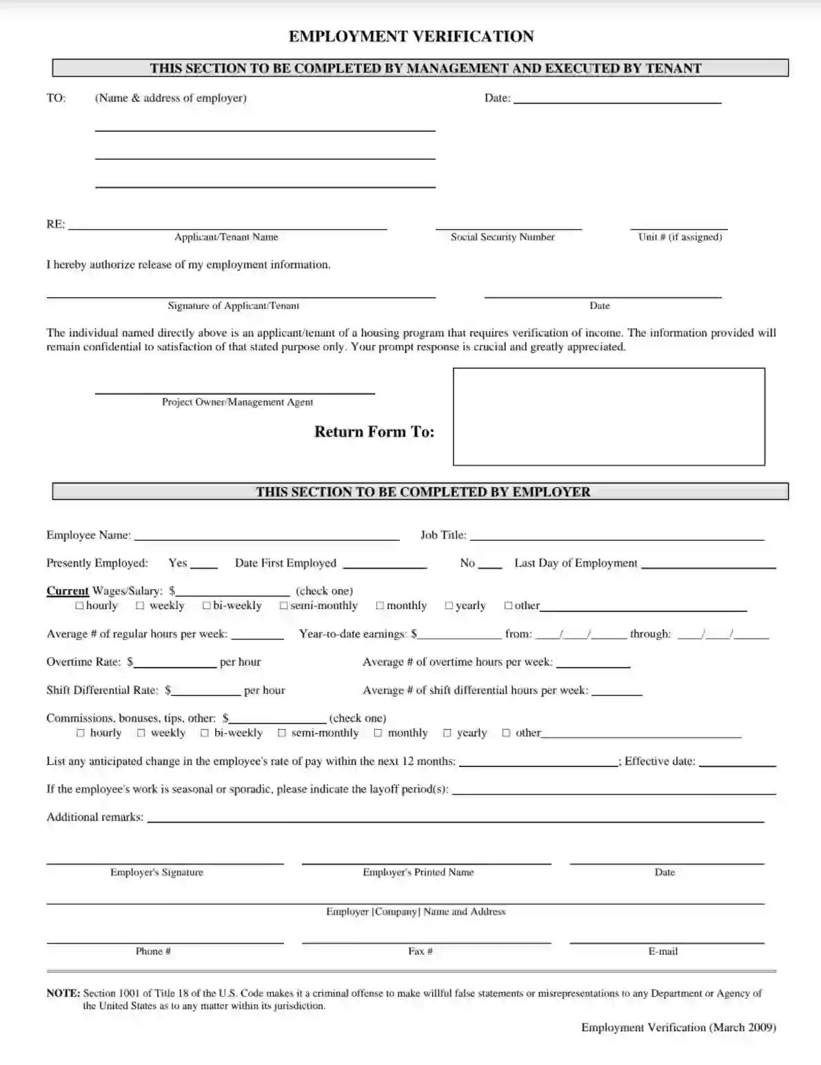 Employment Verification Form (Evf) ≡ Fill Out Work Income Pdf in Printable Verification of Employment Form