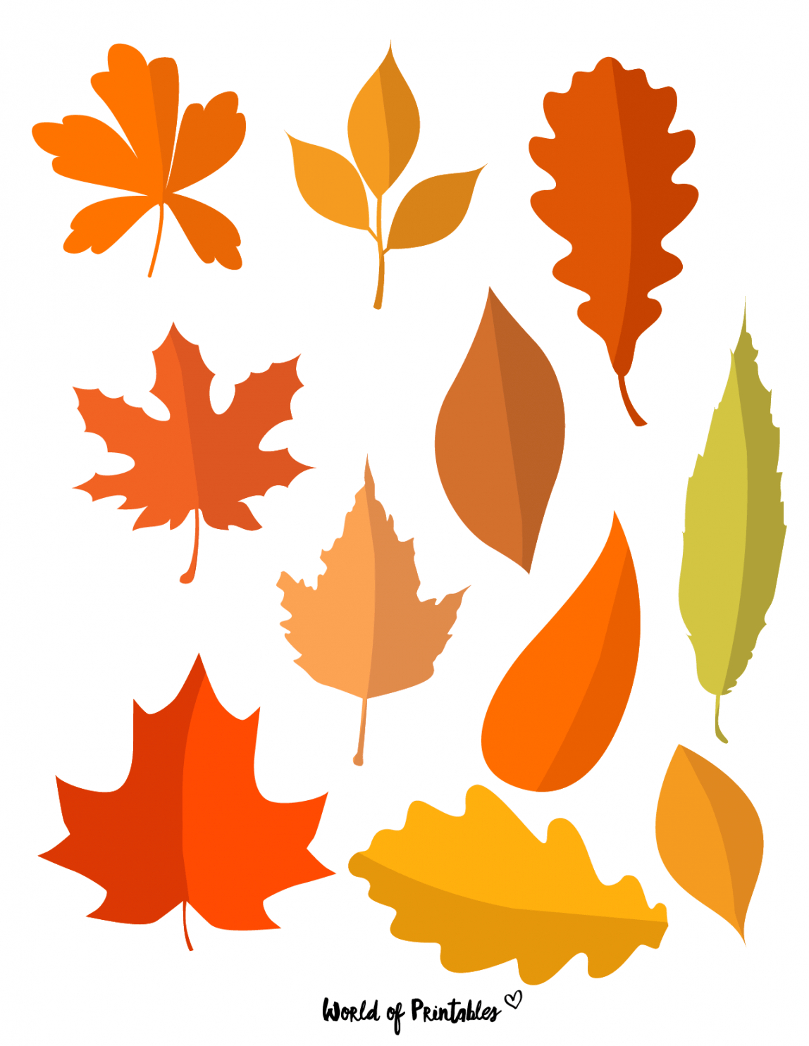 Fall Leaves Pattern Printable - Printable Party Favors within Free Printable Fall Leaves Template