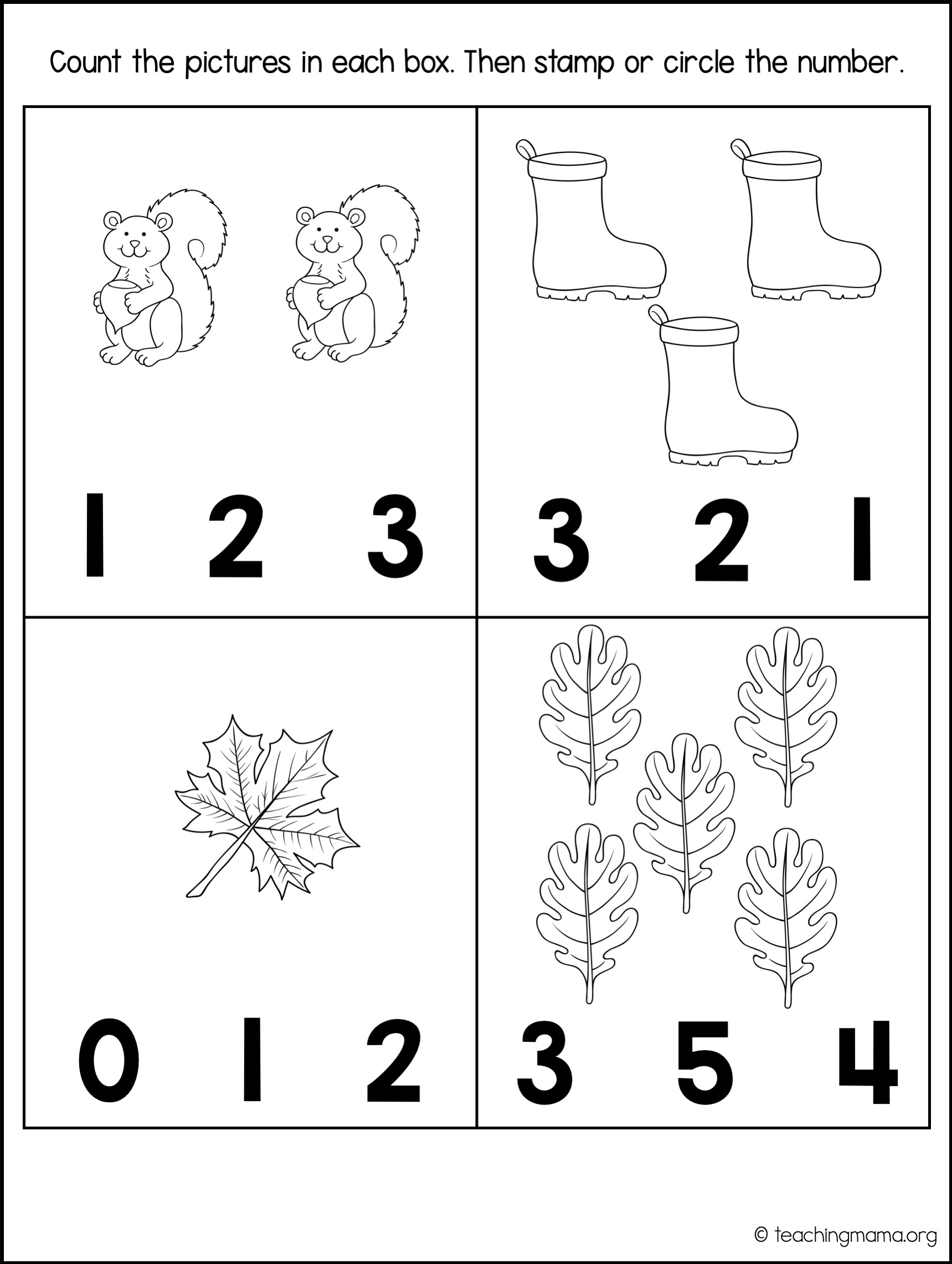 Fall Math Packet For Preschoolers intended for Free Printable Math Activities For Preschoolers