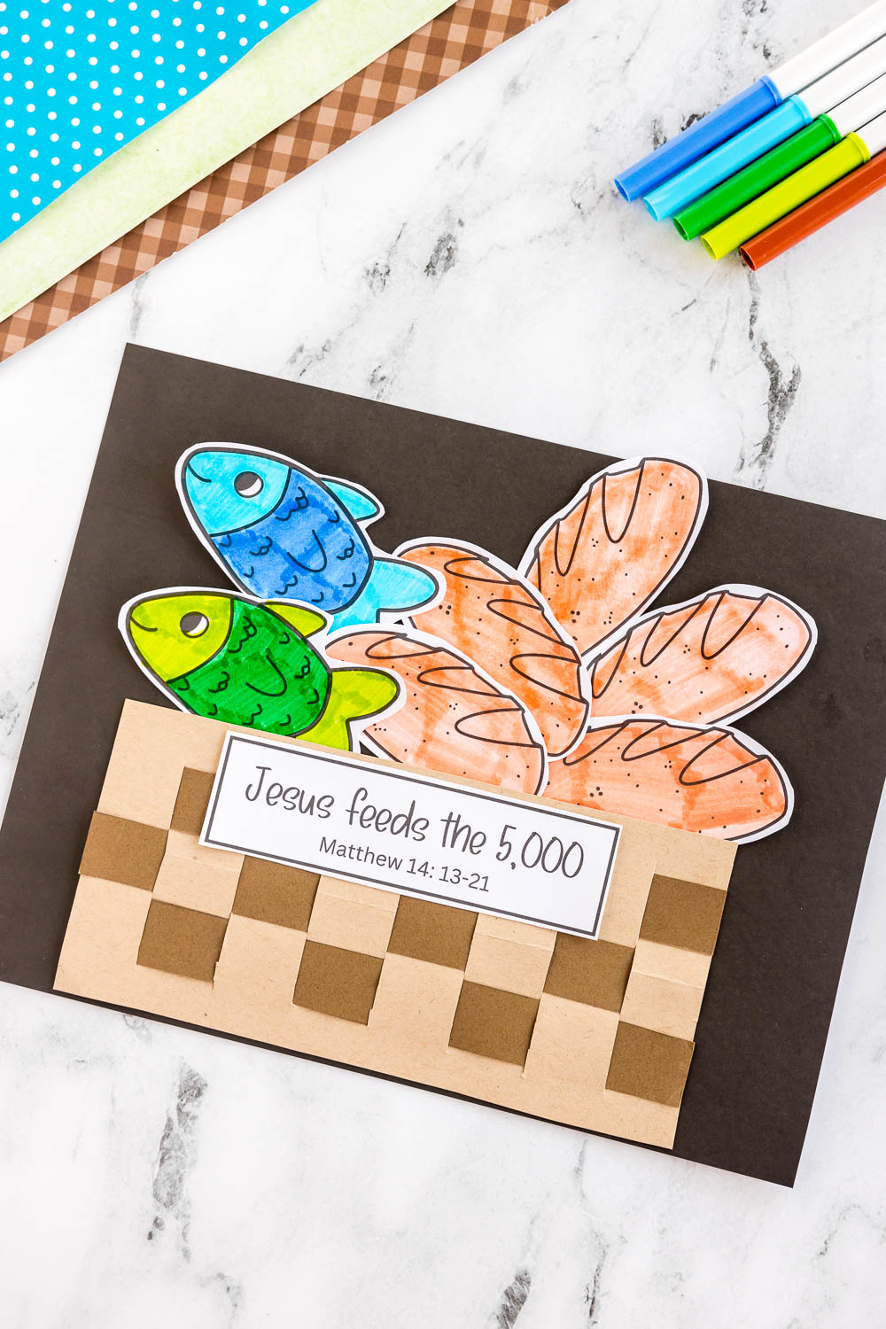 Five Loaves And Two Fishes Craft - Made To Be A Momma with Printable Loaves And Fishes Craft Activity