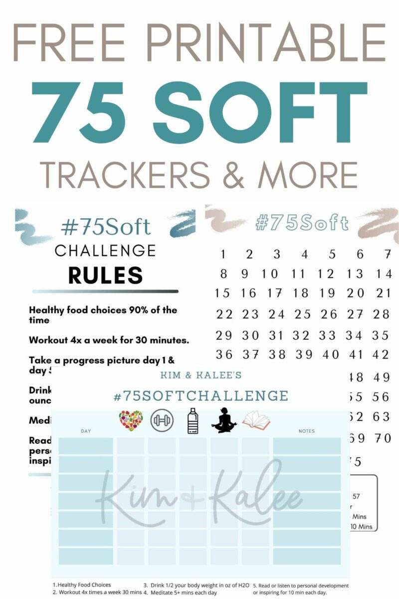 Free 75 Soft Printable Calendar, Worksheet &amp;amp; Template – 75 Soft inside 75 Soft Tracker Free Printable