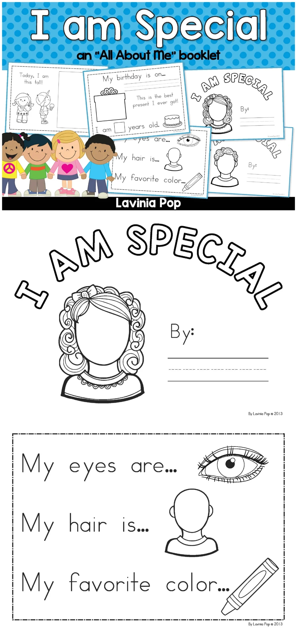 Free All About Me Booklet For Preschool And Kindergarten - In My World within All About Me Free Printable Worksheet