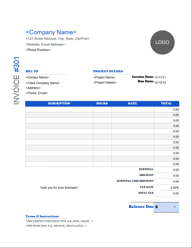Free Auto Repair &amp;amp; Mechanic Invoice Templates inside Downloadable Free Printable Auto Repair Invoice Template