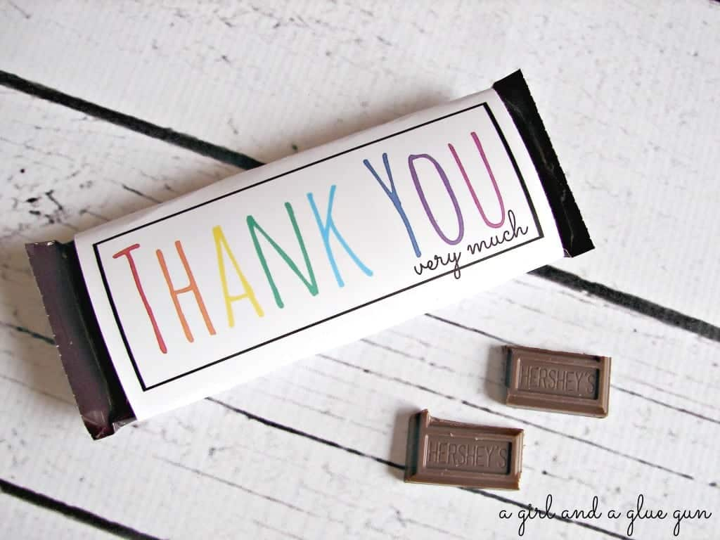 Free Candy Bar Wrapper Thank You (And Congrats) Printables! - A regarding Printable Free Candy Bar Wrapper Template For Word