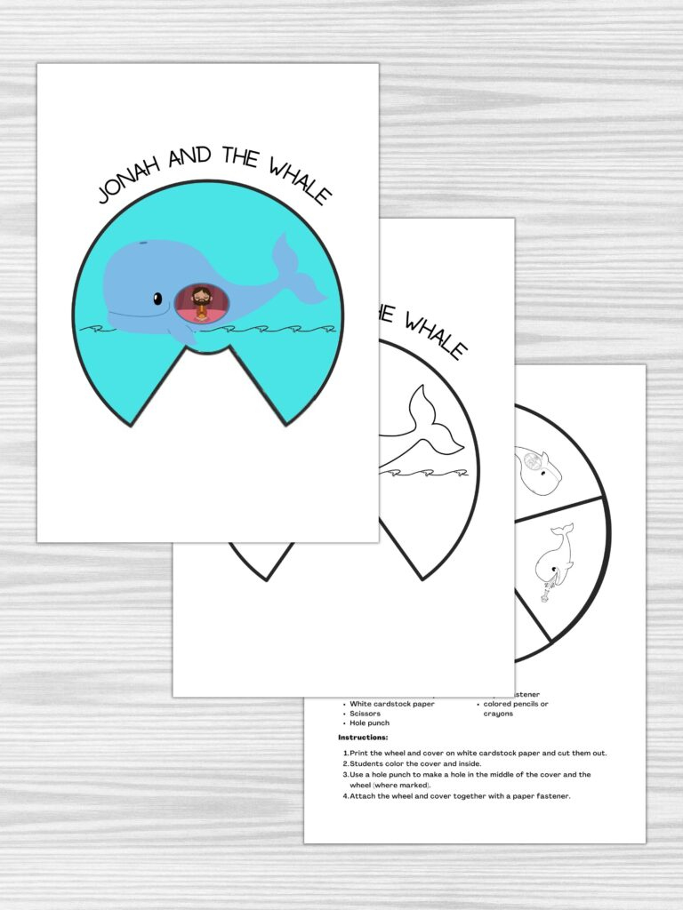 Free Jonah And The Whale Printables | Healing Home with regard to Free Printable Jonah and the Whale Craft Template