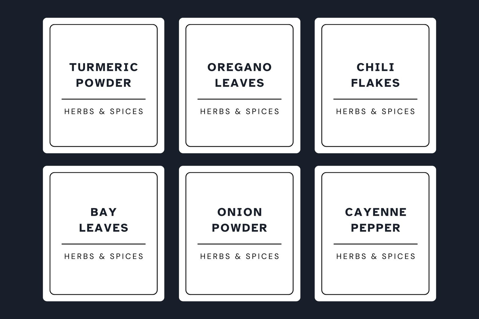Free Printable And Customizable Kitchen Label Templates | Canva inside Free Printable Labels For Pantry