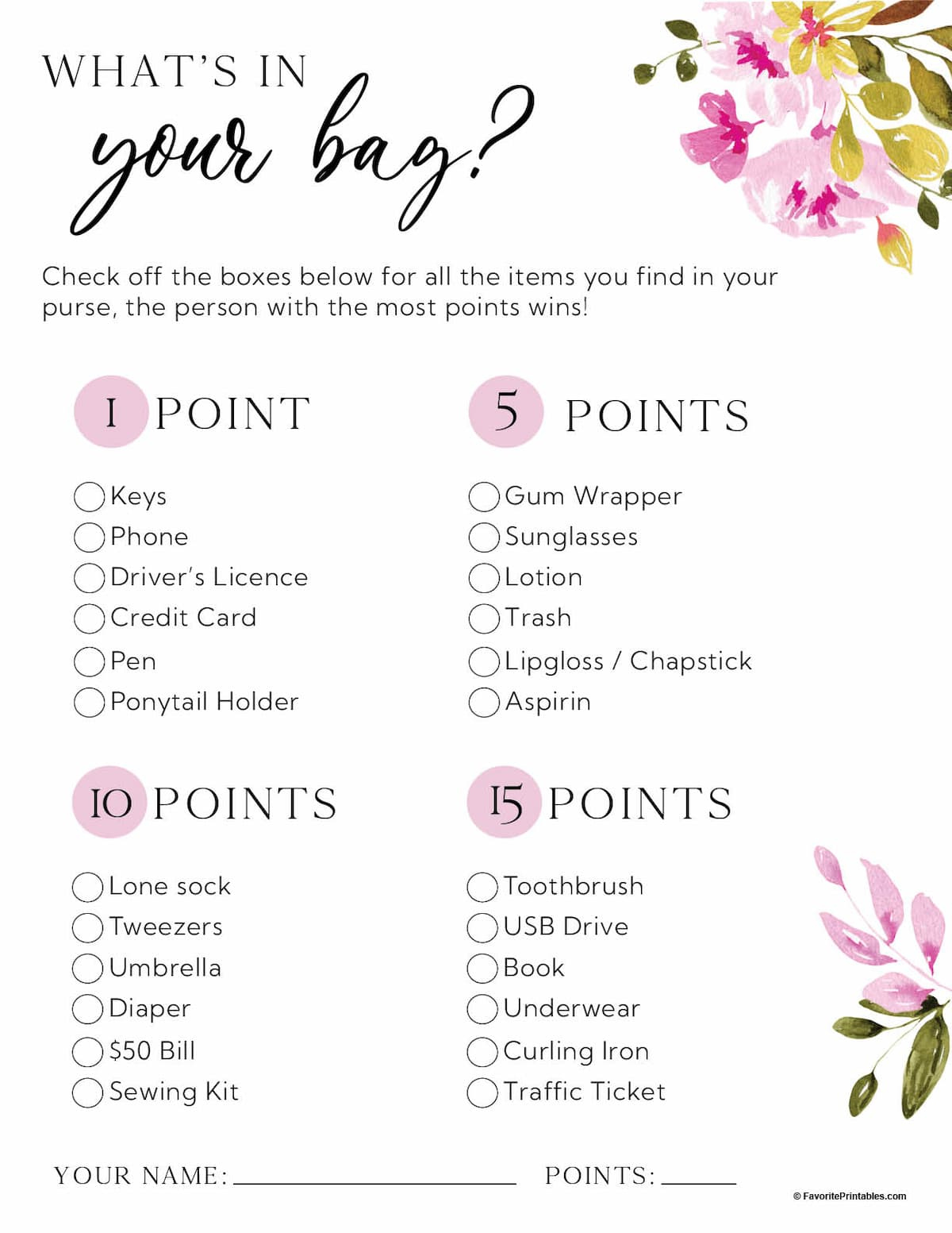 Free Printable Bridal Shower Games - Favorite Printables pertaining to Printable Free Bridal Shower Games
