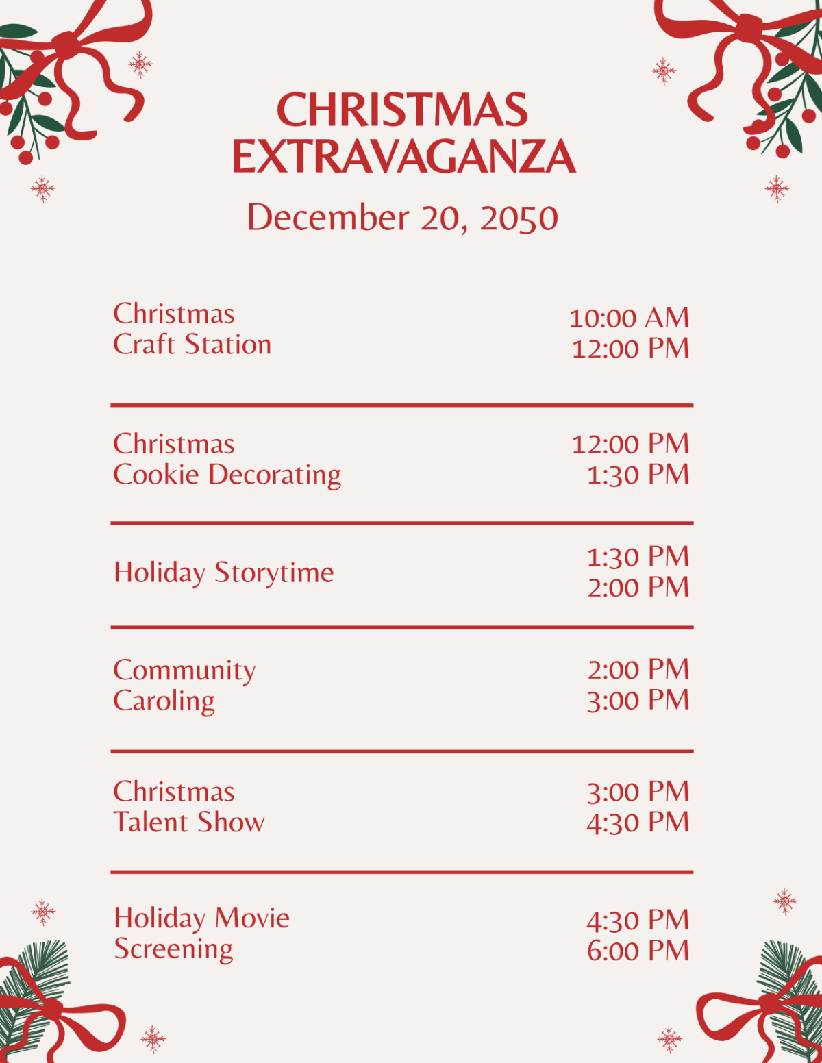 Free Printable Christmas Program Template To Edit Online for Free Printable Christmas Programs For Church