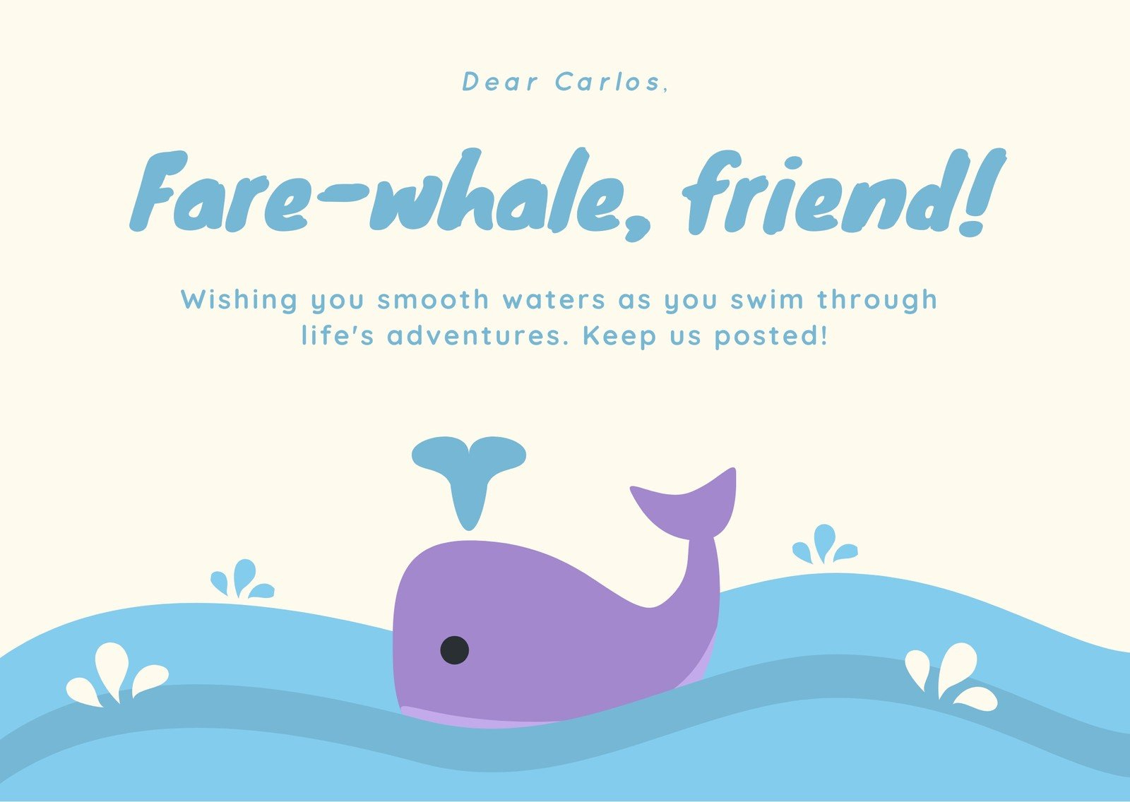 Free, Printable Farewell Card Templates To Personalize Online | Canva throughout Printable Going Away Card For Coworker
