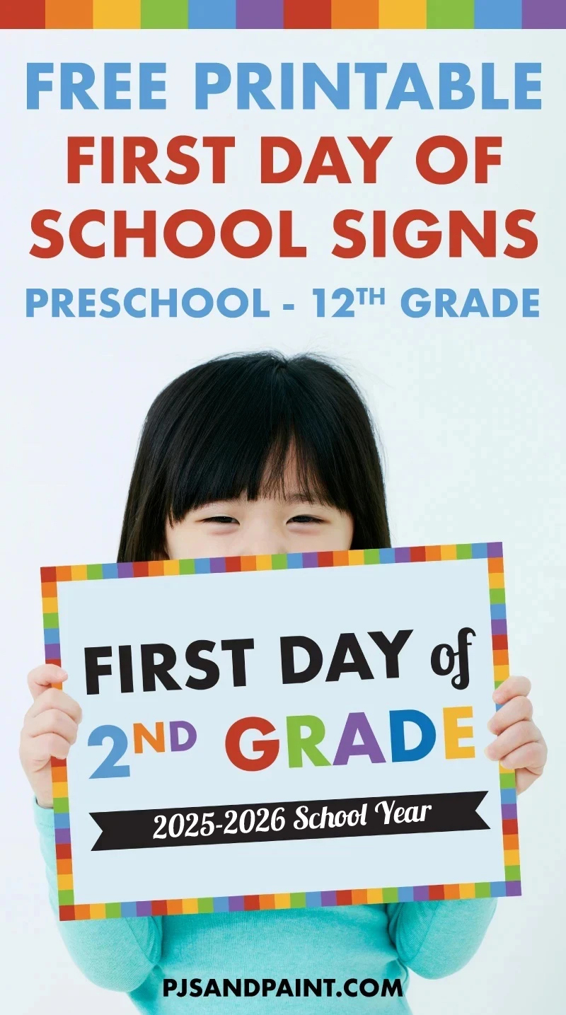Free Printable First Day Of School Signs | Preschool - 12Th Grade for Free Printable First Day of School Sign Printable