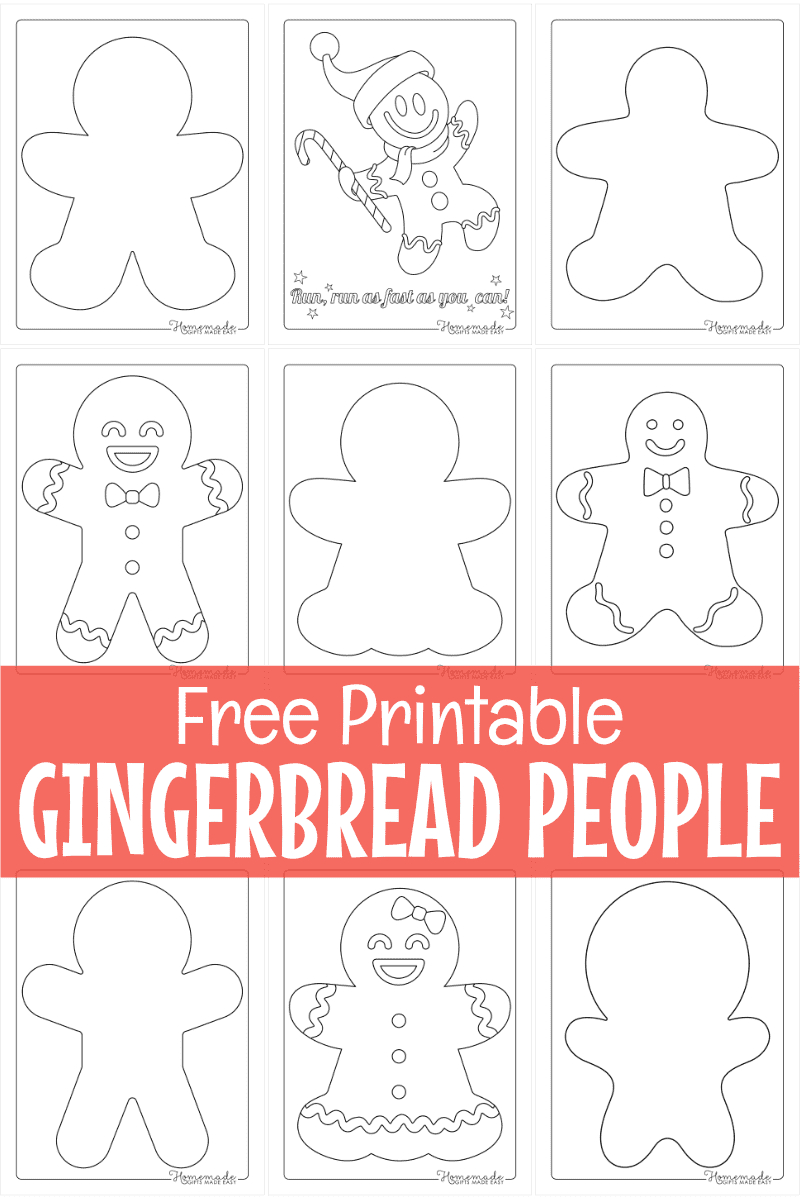 Free Printable Gingerbread Man Templates &amp;amp; Coloring Pages regarding Free Gingerbread Man Template Printable