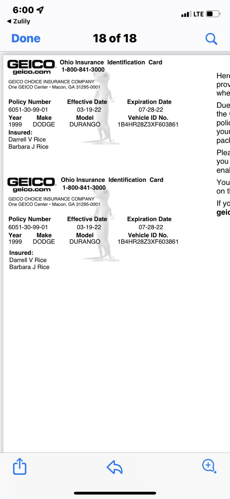 Free Printable Insurance Id Card Templates inside Template Printable Geico Insurance Card