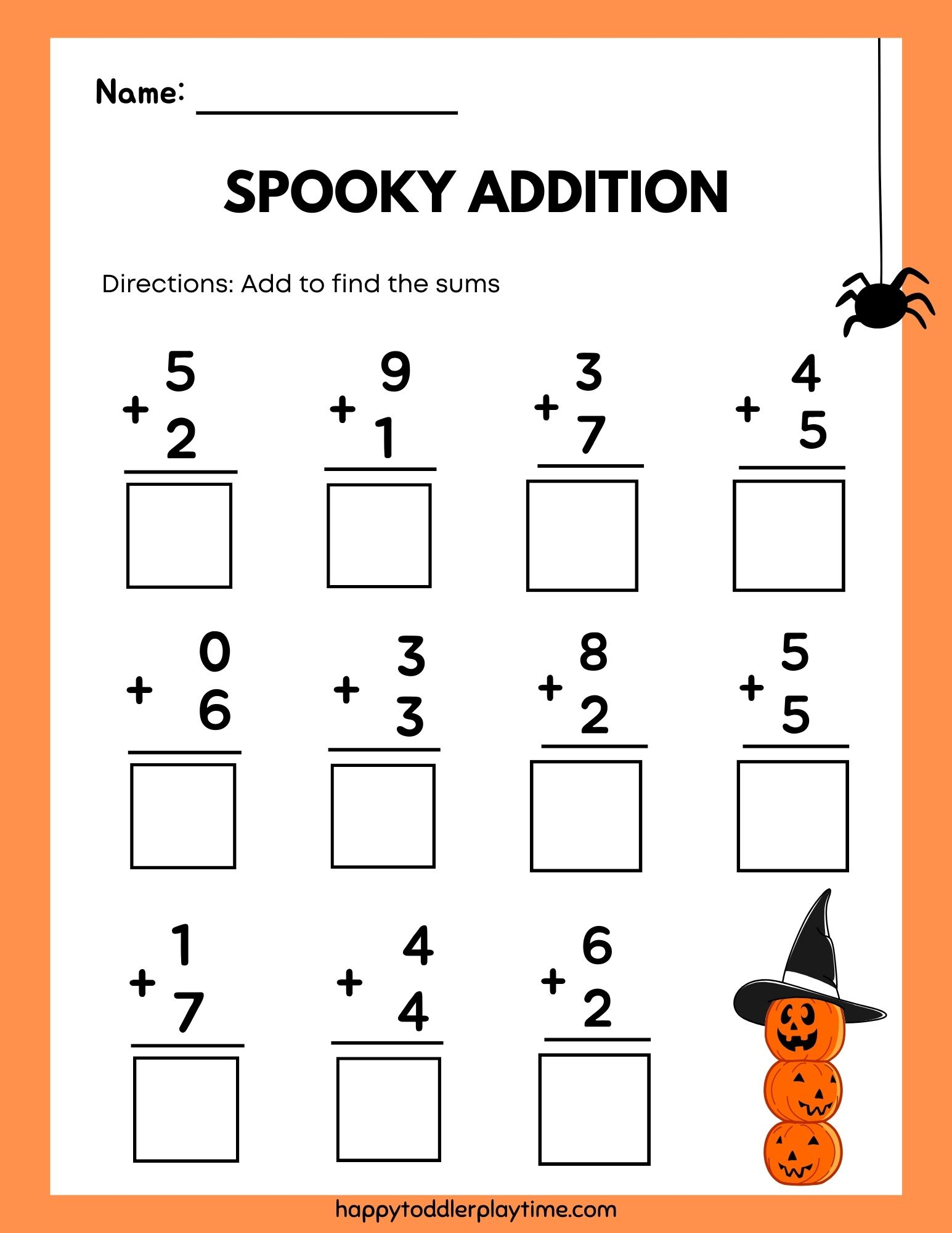 Free Printable Kindergarten Counting Worksheets - Happy Toddler for Free Printable Worksheet For Kindergarten