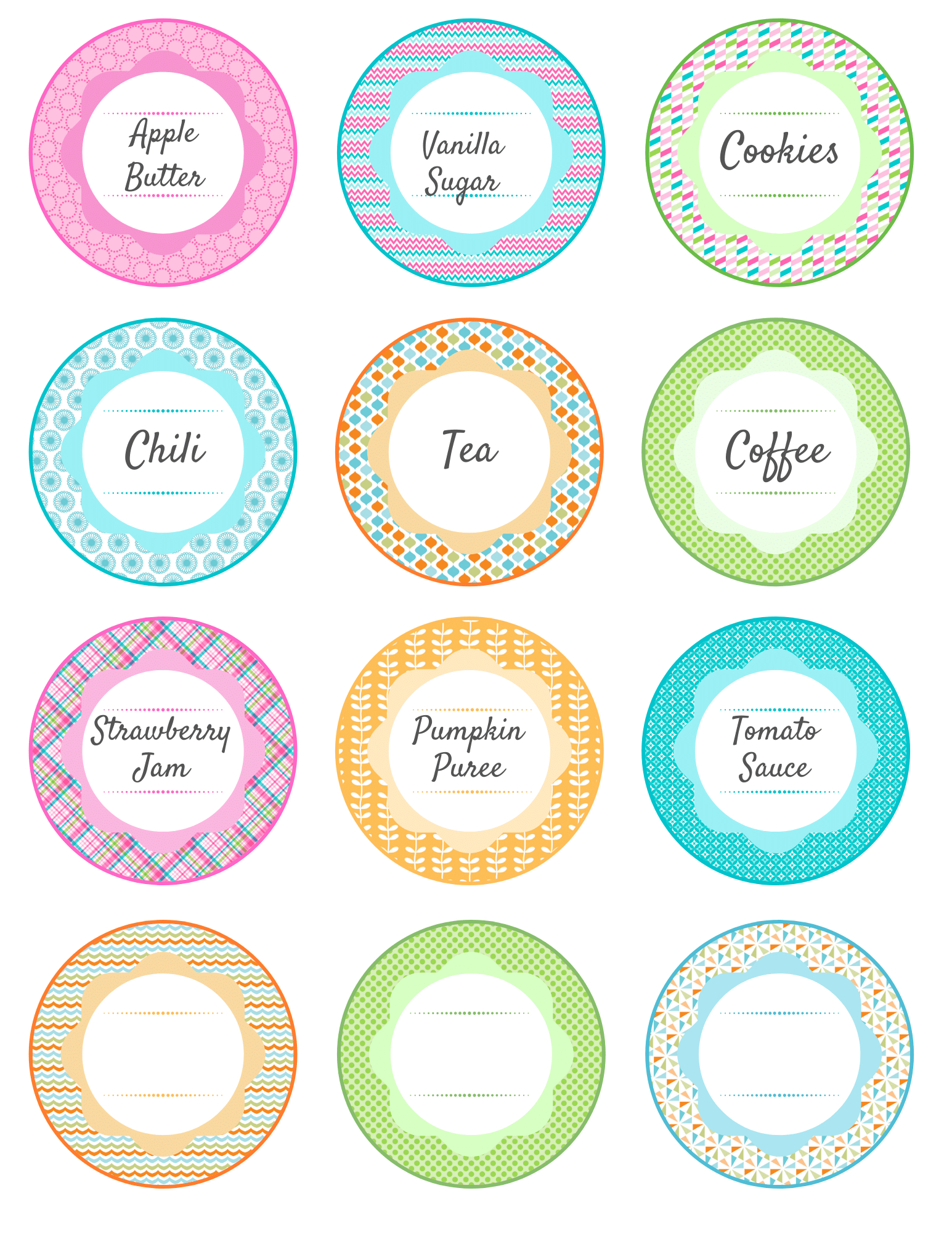 Free Printable Mason Jar Labels - Jill Goes pertaining to Jelly Jar Labels Printable Free