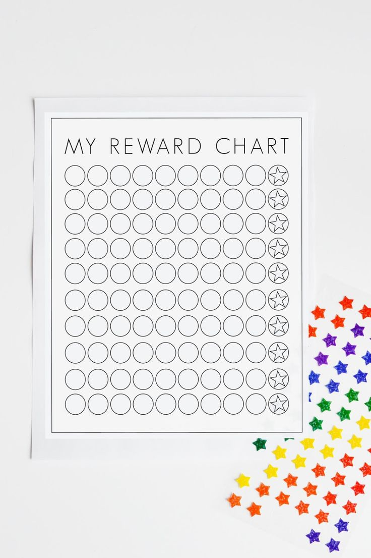 Free Printable Reward Chart intended for Sticker Reward Chart Printable Free