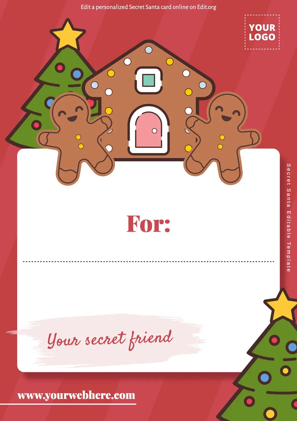 Free Printable Secret Santa Templates with regard to Secret Santa Cards Printable Free