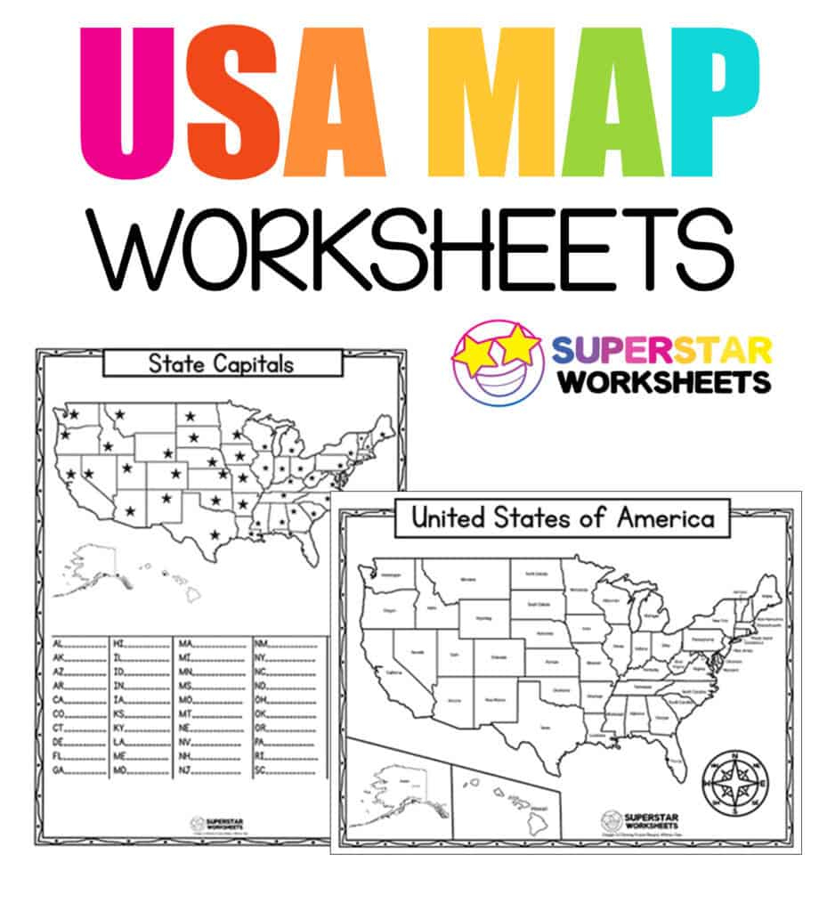Geography Worksheets - Superstar Worksheets - Worksheets Library with Free Printable Map Skills Worksheets