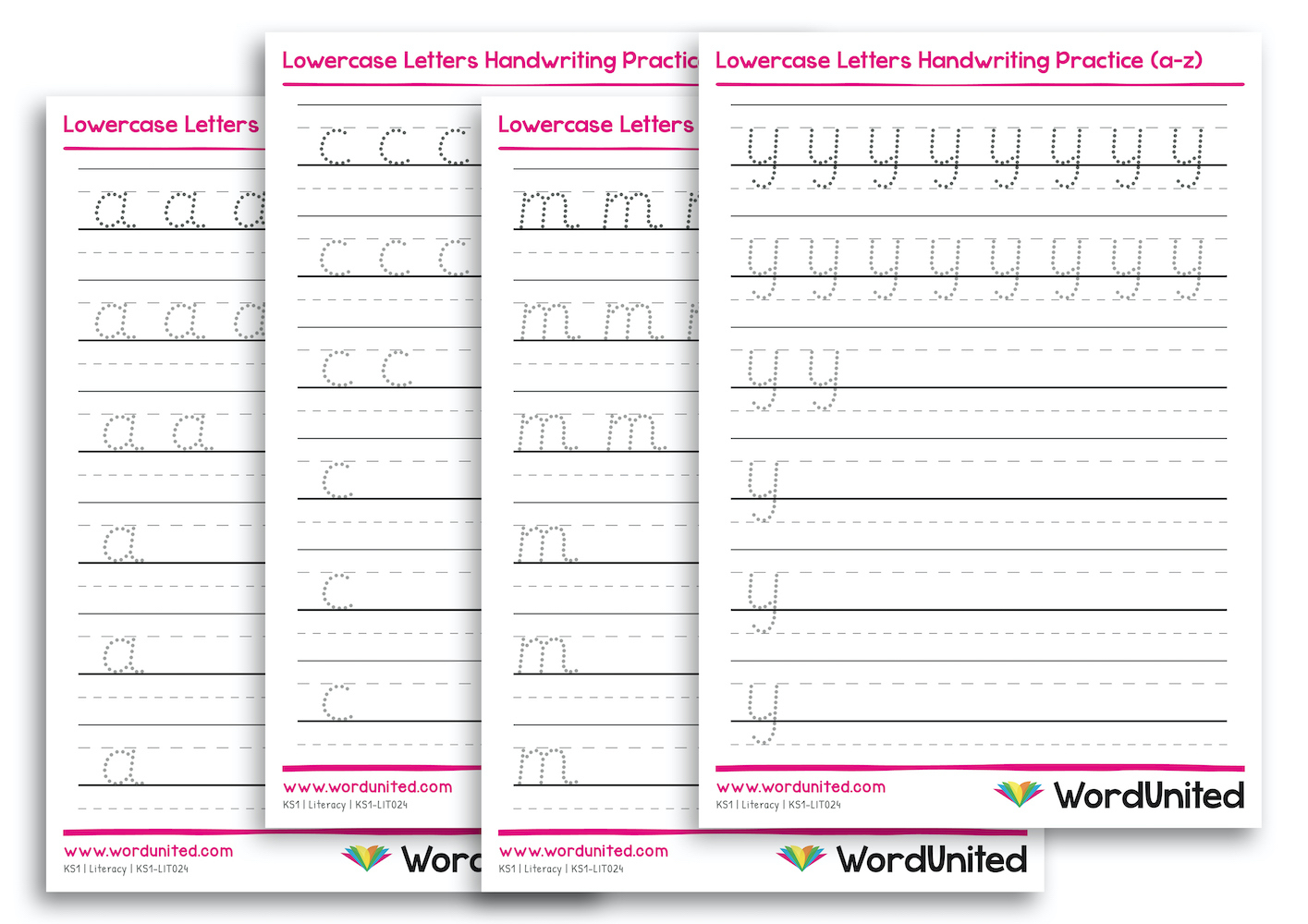 Handwriting Practice Sheets | Ks1 | Free Pdf | Wordunited intended for Free Handwriting Practice Sheets Printable