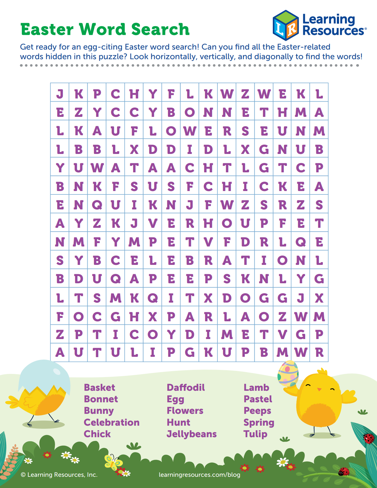 Hop Into Easter Fun With Printable Easter Word Search with Easter Word Search Free Printable