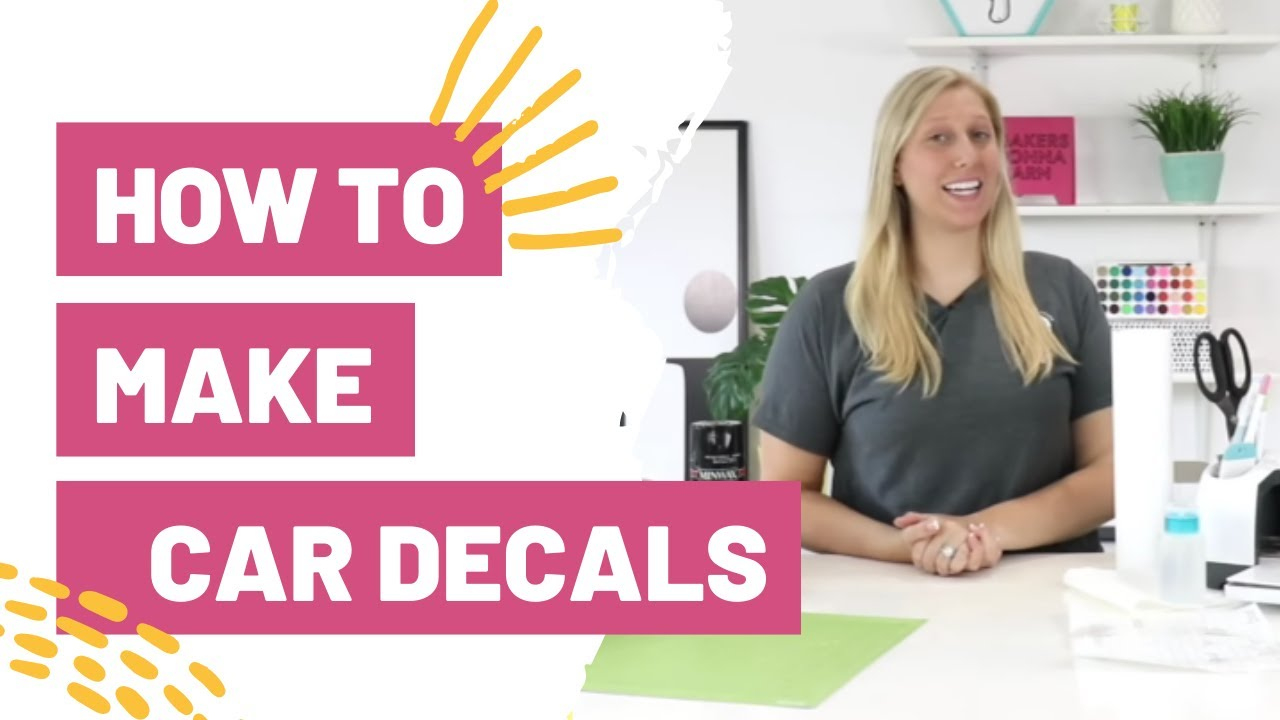How To Make Car Decals With Cricut - Vinyl And Printable in How to Make Car Decals with Printable Vinyl