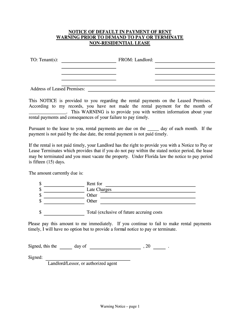 Late Rent Notice Template Pdf Free: Fill Out & Sign Online | Dochub pertaining to Free Printable Late Rent Notice Template
