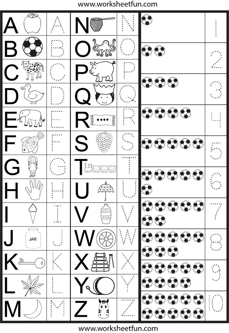 Letters And Numbers Tracing Worksheet / Free Printable Worksheets within Printable Alphabet Letters And Numbers
