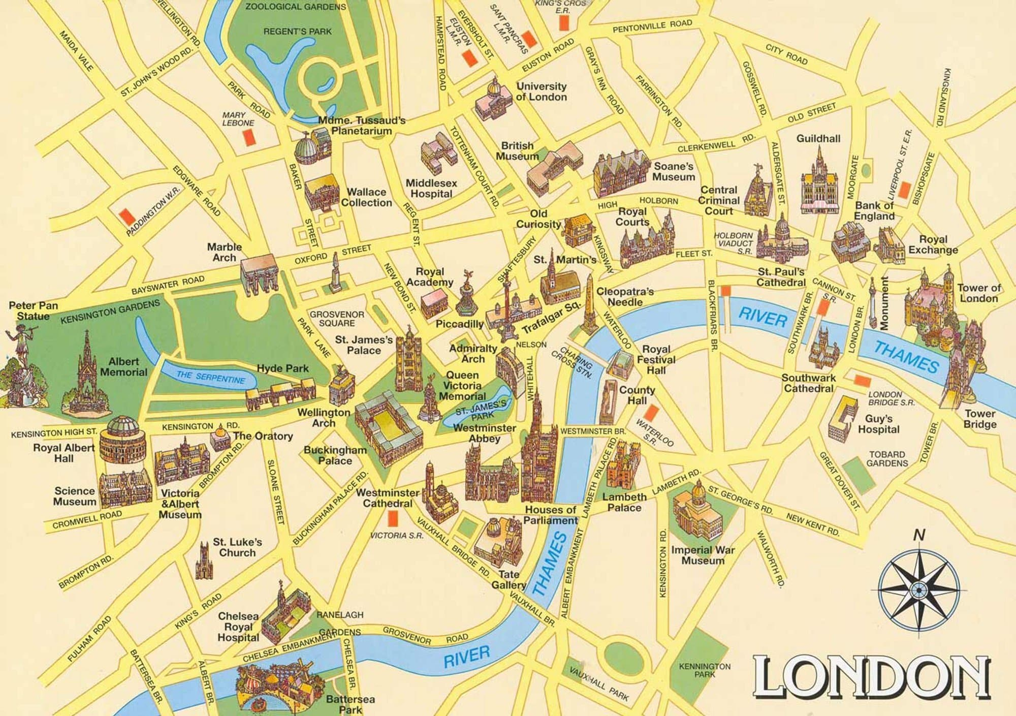 London Maps Free : Tube, Tourist Attractions &amp;amp; Sightseeing - Pdf pertaining to Map of London Attractions Printable