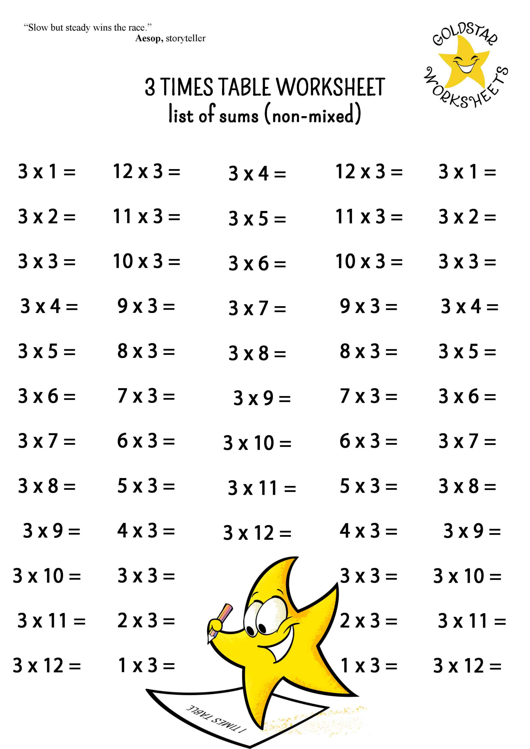 Master Multiplication With Fun &amp;amp; Free Printable Times Table Worksheets within Free Printable Times Tables Worksheets
